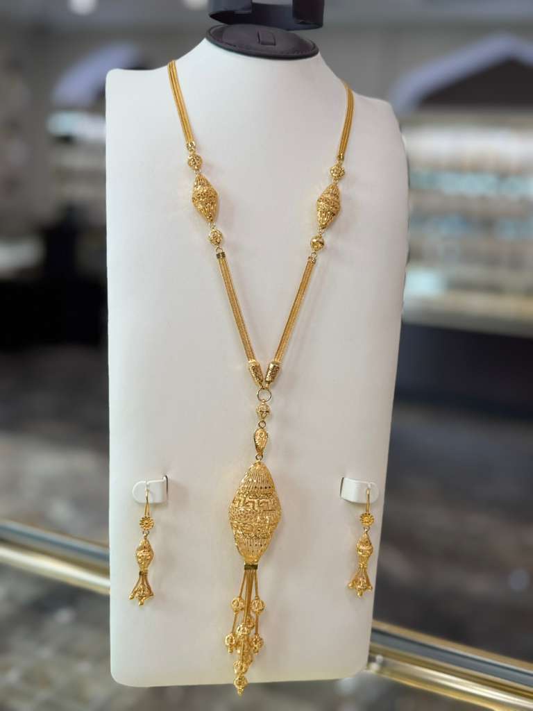 21K Gold Necklace Set